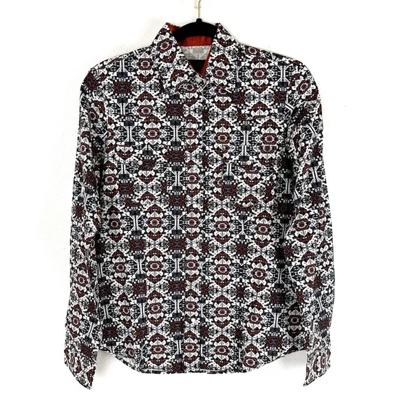 Cowgirl Legend Womens Pearl Snap Shirt Long Sleeve Western Small - Picture 3 of 7